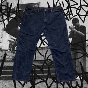 Vintage Rustler Baggy Skater Black Denim Jeans